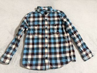 💯 NEW Miki House Plaid Shirt Boy 8-10yo