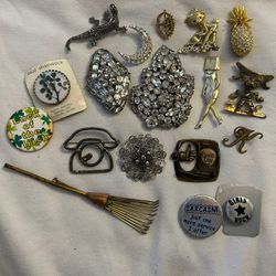 Brooch And Pin Collection