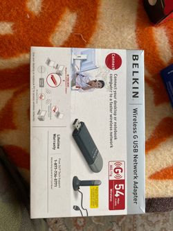 BELKIN WIRELESS G USB NETWORK Adapter