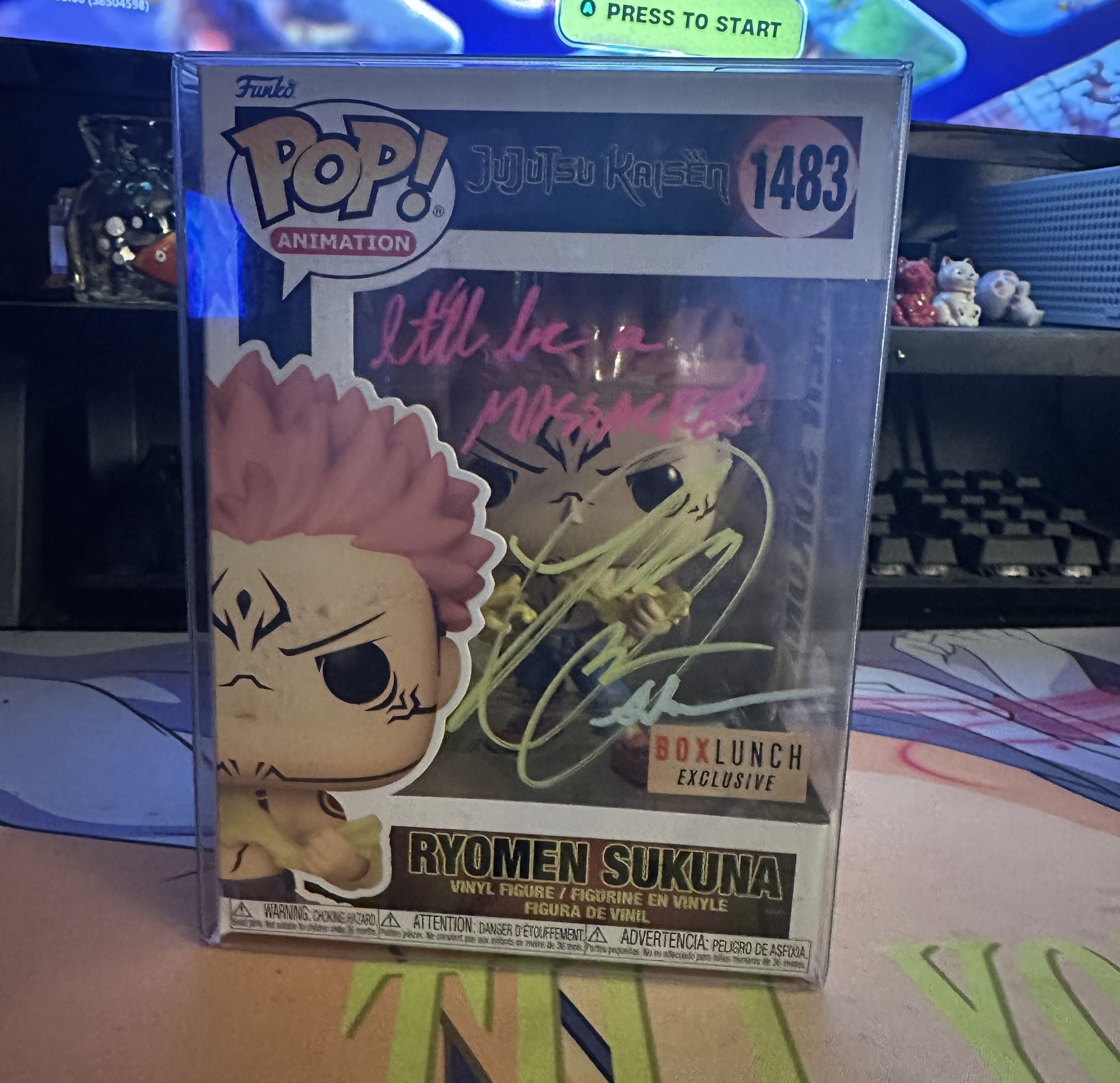 Ryomen Sukuna Funko Signed
