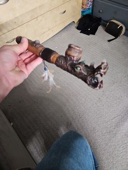 Smoking Hand Made Pipe From Ecuador