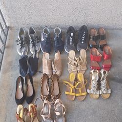 A Small Collection Of Women And Men Shoes 
