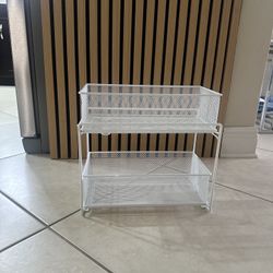 White Organizer Drawers 