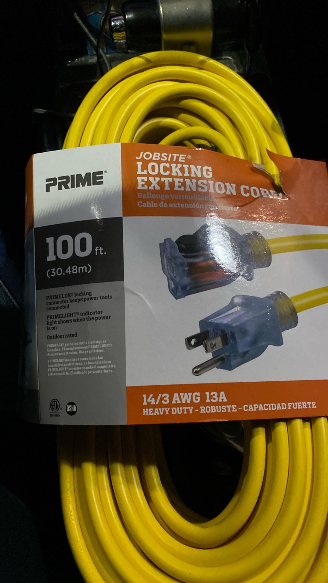 100 Ft Extension Cord