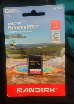 SanDisk Extreme PRO 1TB SDXC UHS-I Memory Card - National Park Foundation Edition
