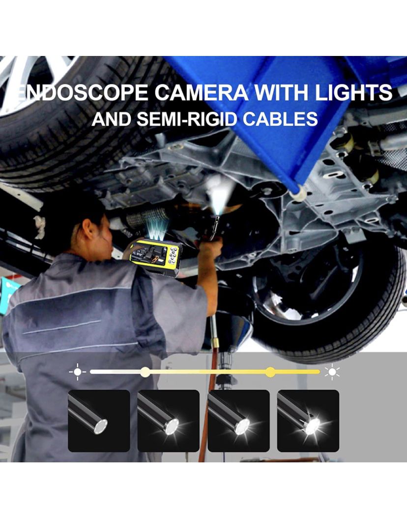 Upgraded Industrial Endoscope Camera with Lights1080P Pro HD Digital Borescope H