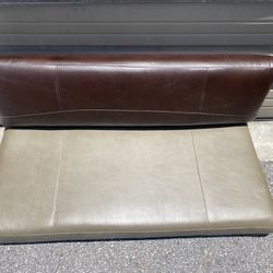 RV Camper Motorhome Leather Bench Dinette Cushions *New