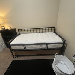 Bedroom Stuff (bed/shelf/tv Stand/curtains)