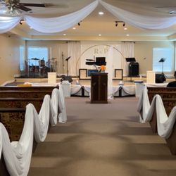 Ceiling And  Bench Curtains 