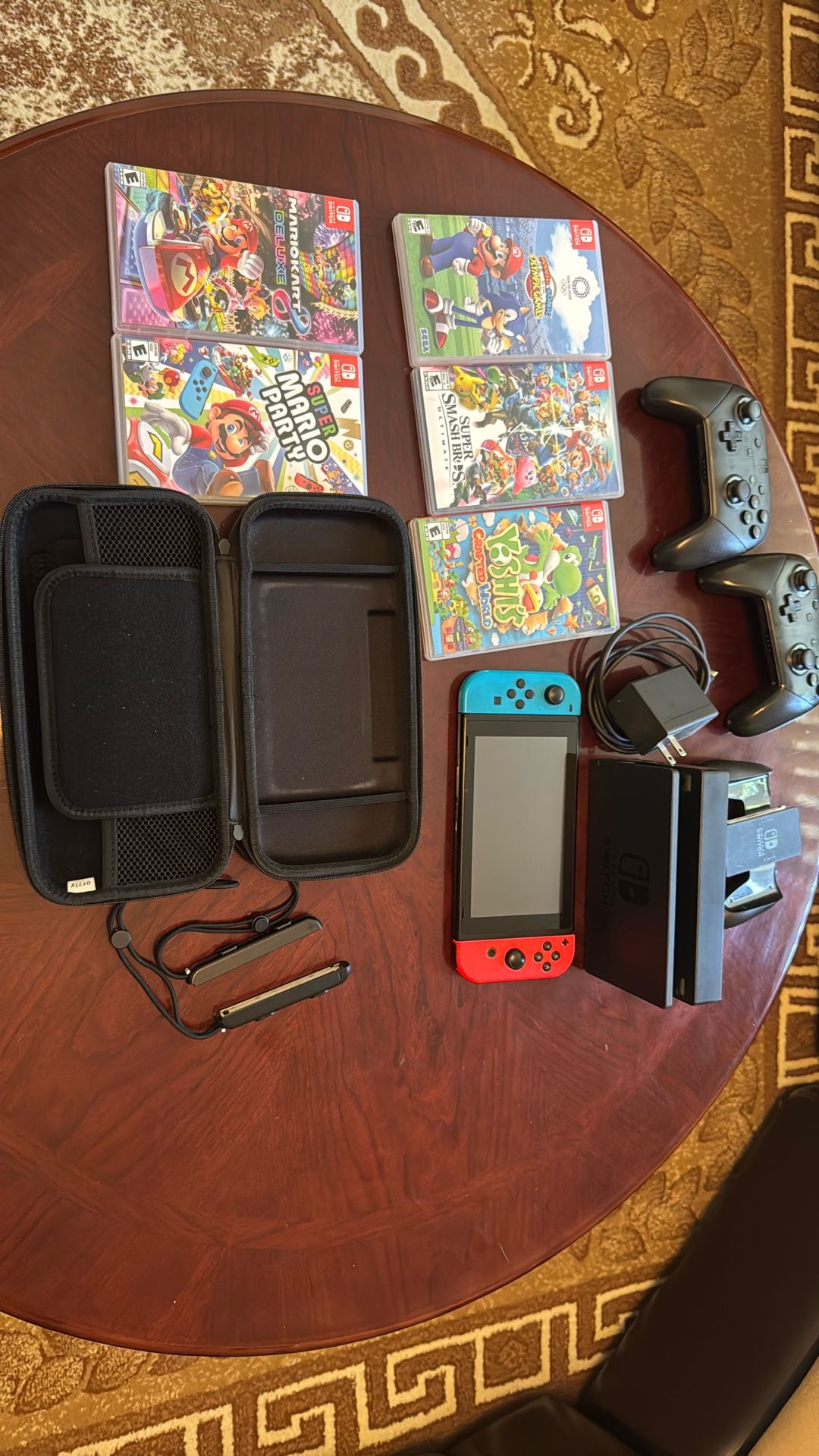 Nintendo Switch, Regular Size, Blue And Red Joycons