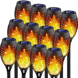 Led Solar Torch Lights