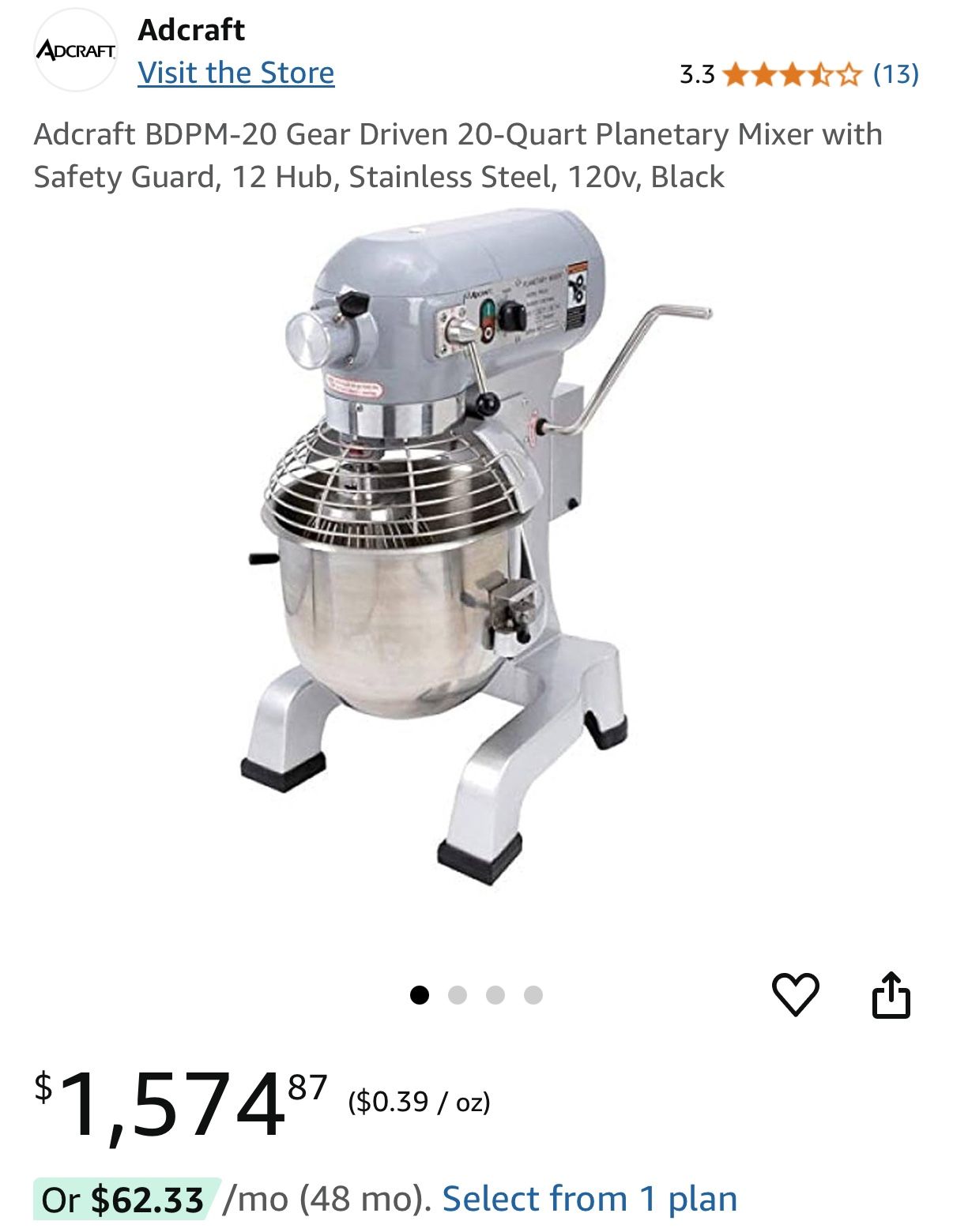 Black Diamond Mixer
