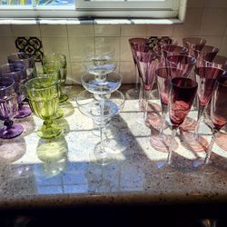 Misc Glasses. Wine. Water. Margaritas Glasses