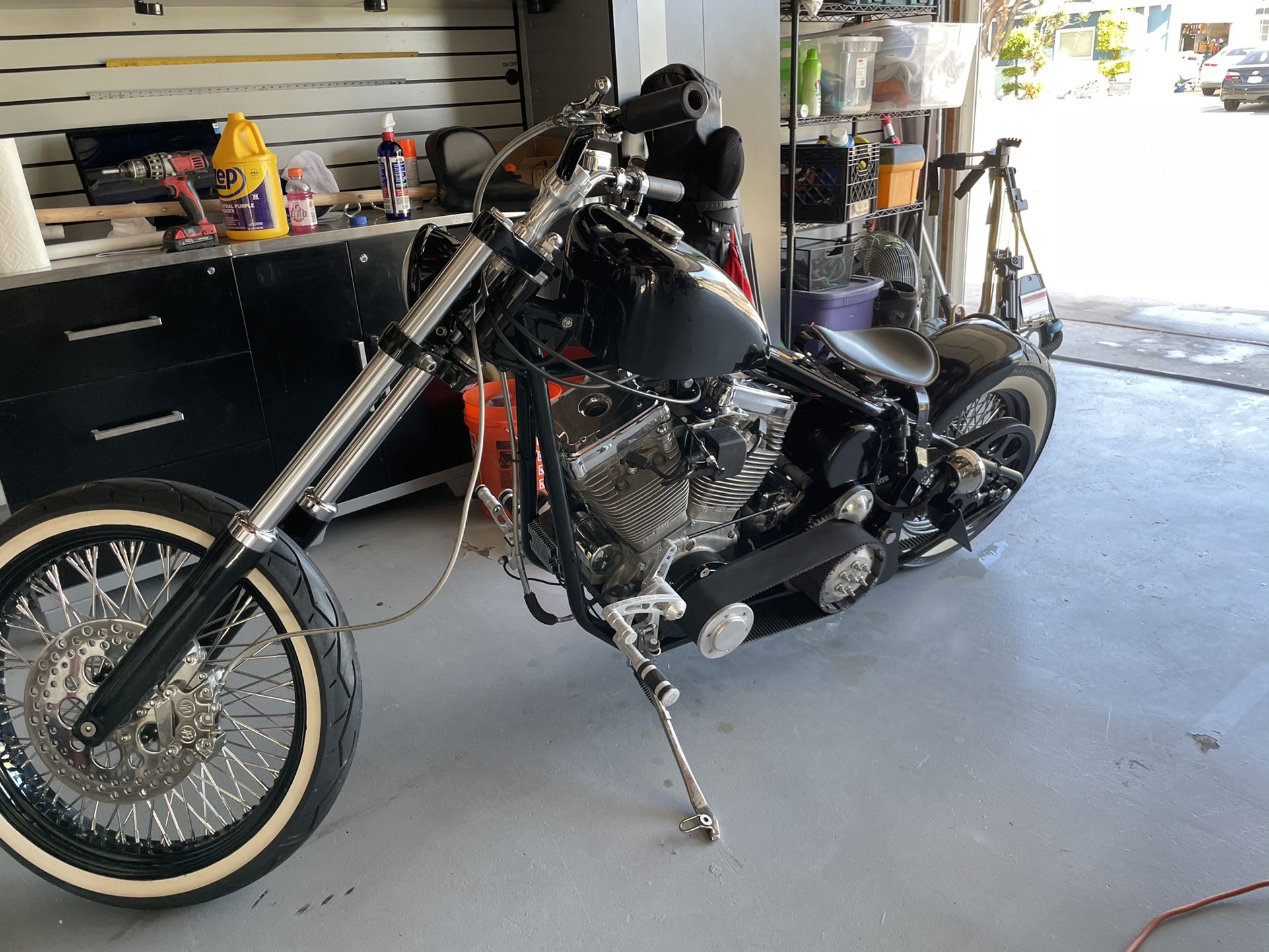 Harley Davidson, Custom, Softail, Bobber, EVO, S&S, 113ci