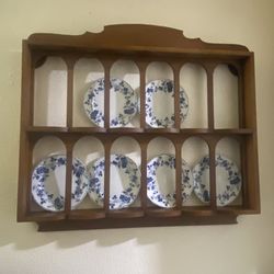Vintage shelf display
