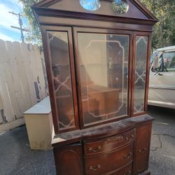 Large Wood Hutch