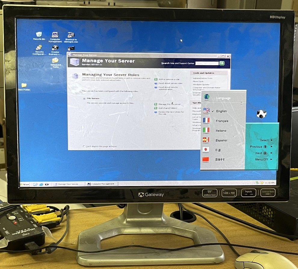 Gateway 19 Inch VGA DVI PC Computer Monitor