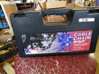 Cable chain for tires in winter