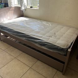 Daybed Twin Size Nueva En Caja Incluye 2 Colchones