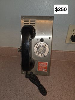 Vintage Navy Ship Rotary Dial Telephone
DYNALEC DIAL TELEPHONE, TYPE G, NSN: 5805-01-082-1961,PART NO. 65019-025 
Manufatured : 11/91
$250
Pick up in 