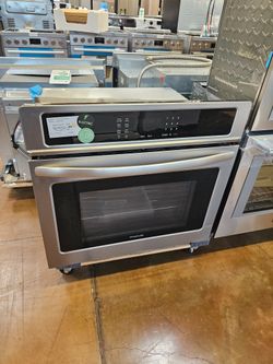 Frigidaire single wall oven 30 inch wide stainless steel