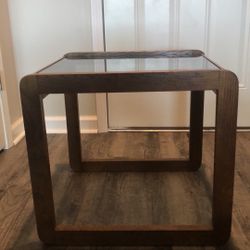 Glass Side Table