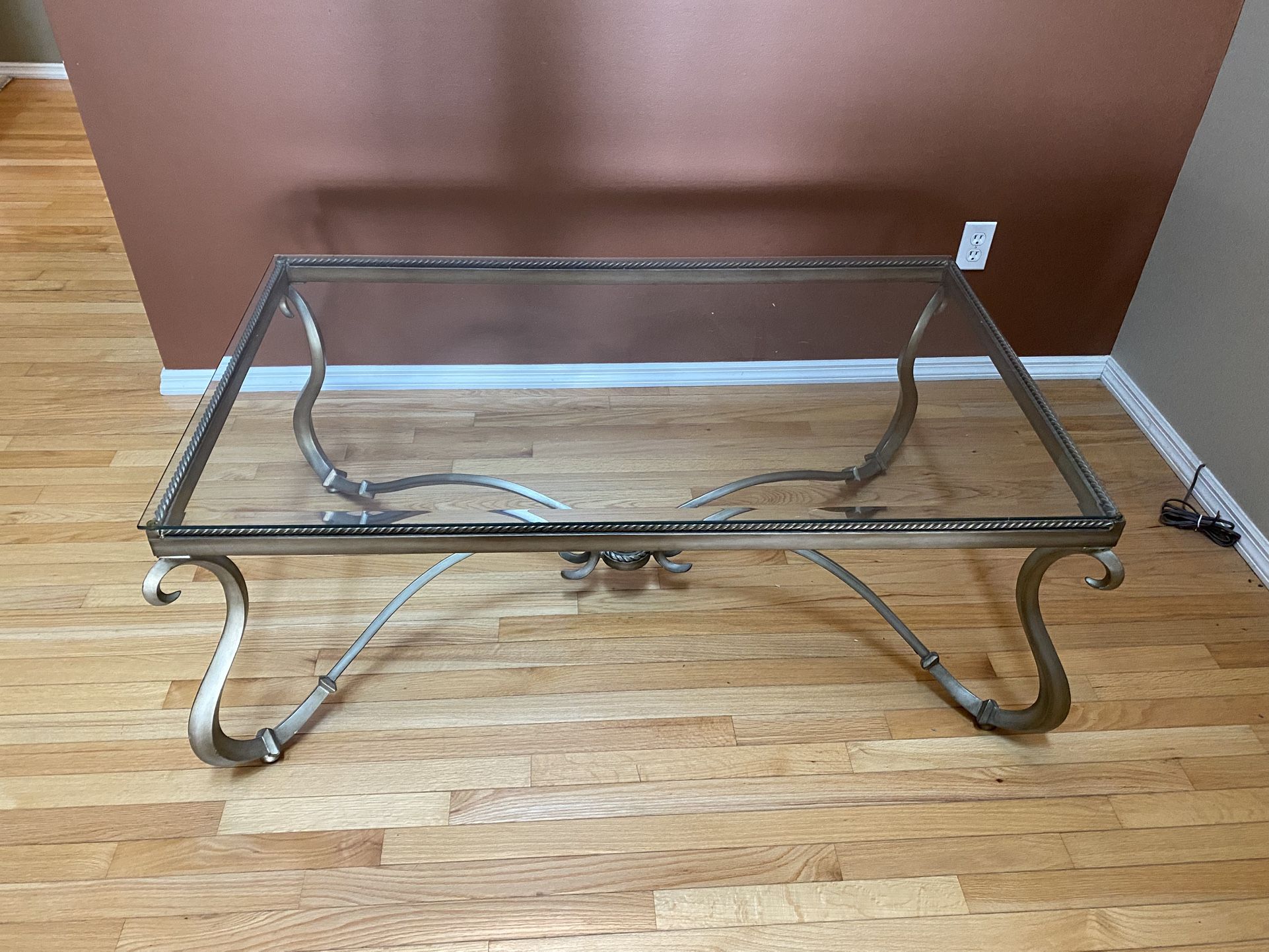 Glass Top Coffee Table