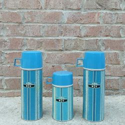 Vintage King Seeley Thermos Bottles 