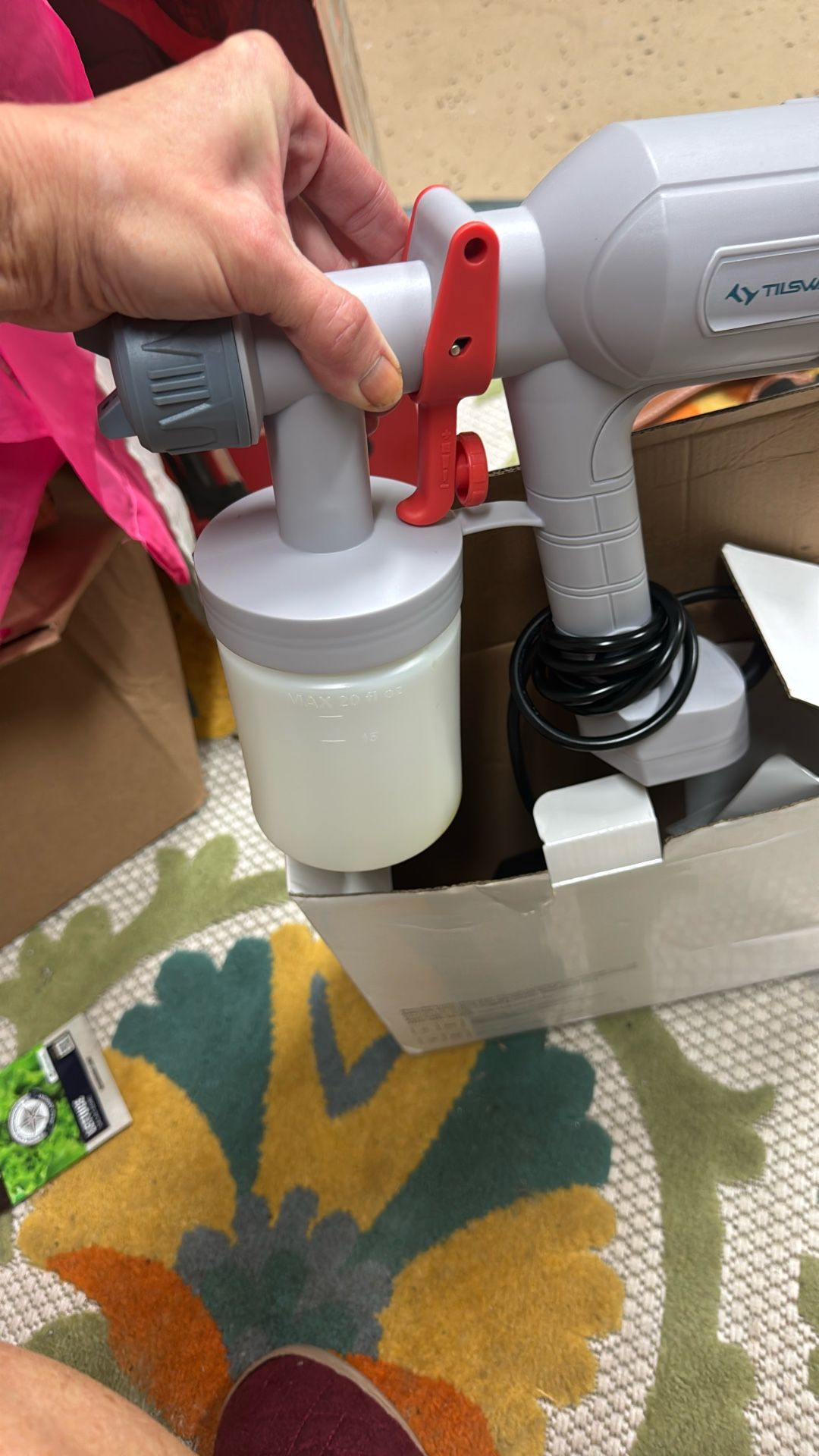 New Electric Paint Sprayer Tilswall Tools