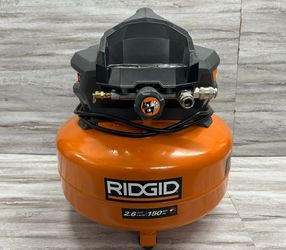 Ridgid 6 Gal. Portable Electric Oil-Free Jobsite Pancake Air Compressor (PO1020942)