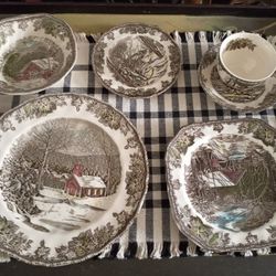 Johnson Brothers/ "Friendly Village" , $45 /  1 Place Setting 