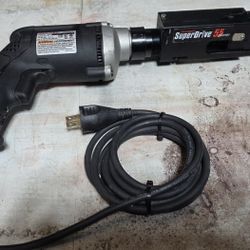 Rocker 4063 With Grabber Superdrive 55 Drywall Gun