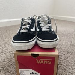 Kids old Skool Vans, Size 1, $10. Pick Up In Merced