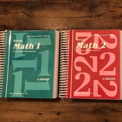 SAXON MATH TEACHER  BOOKS 