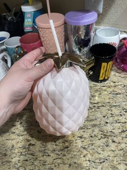 Pink Pineapple Cup