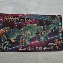 remote control dinosaur stunt car