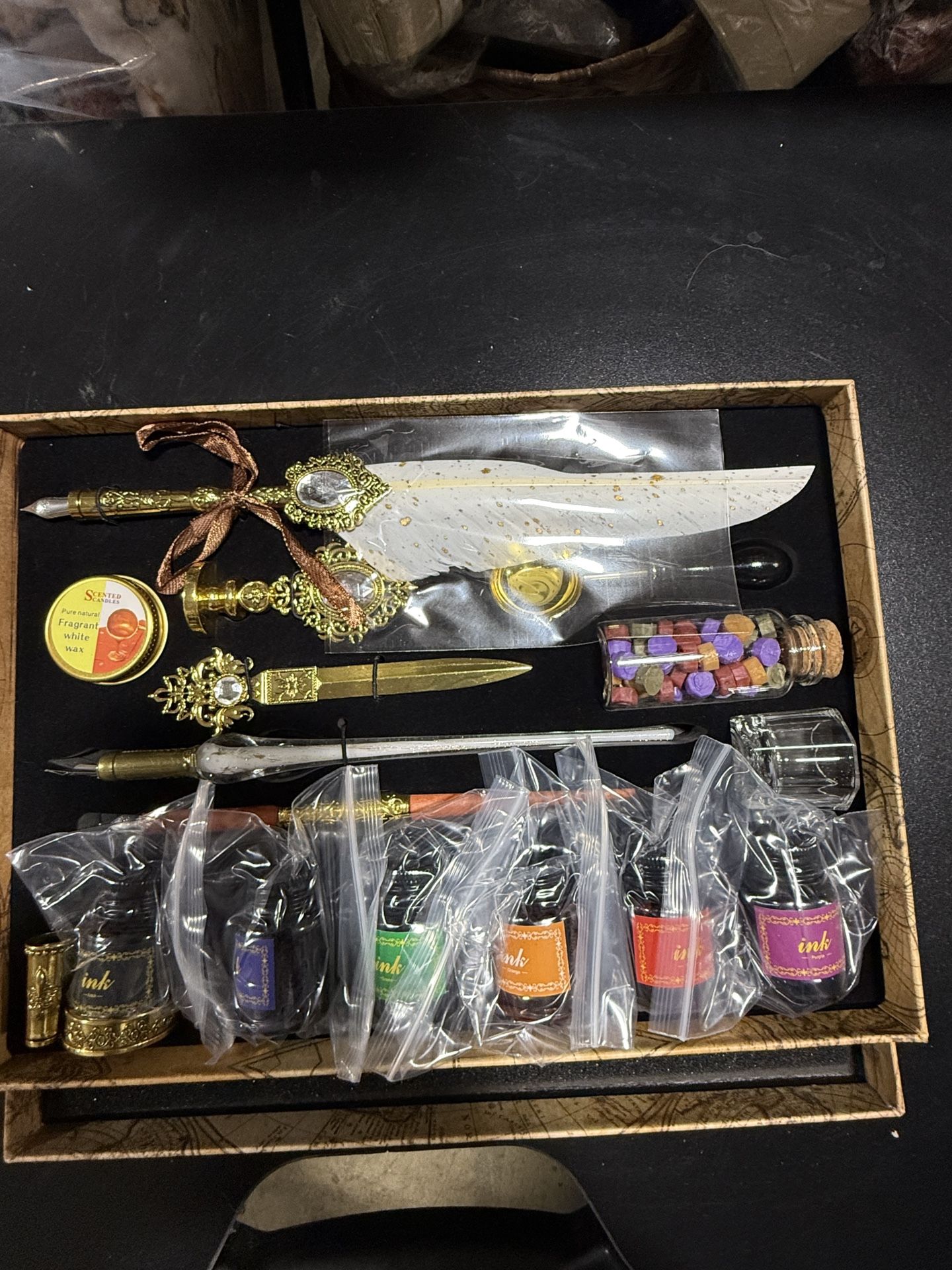 Calligraphy Feather Dip pen set