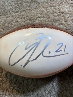 Ladanian Tomlinson Wilson NFL Football JSA Certified