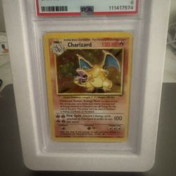 Charizard Base Set PSA 8 Pokemon Card