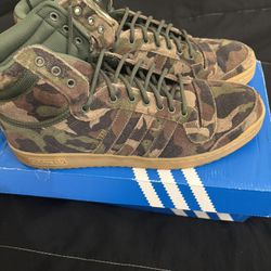 Adidas Camouflage Top Ten Hi