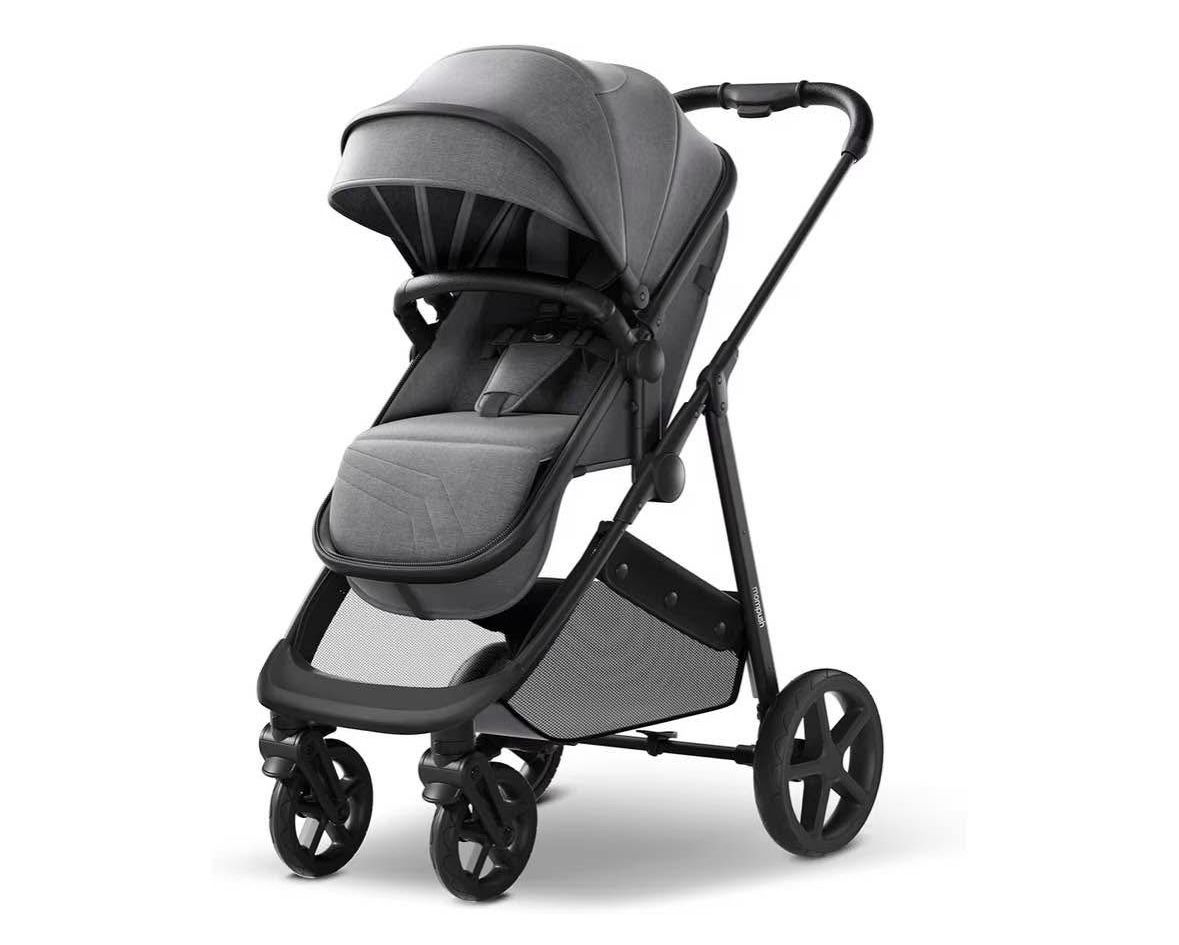 Mompush Wiz 2 in 1 Baby Stroller with Bassinet Mode, Convertible Infant Stroller for Newborn and Tod