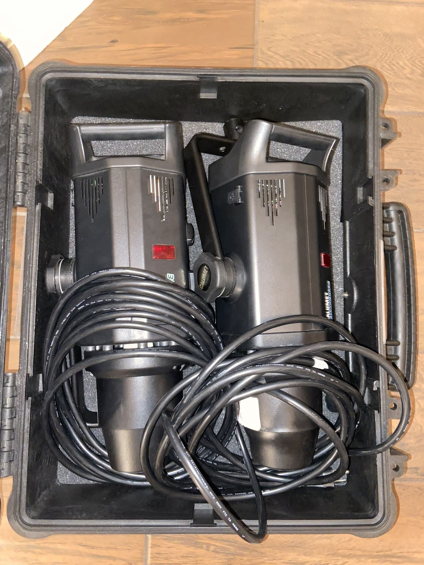 calumet travelite 750R Light kit With Pelican Case