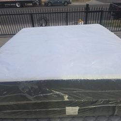King Mattress Memory Foam End Box Spring 