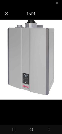 Rinnai i150SN Condensing Gas Boiler, Whole Home Natural Gas Heater with Space-Saving Design and Smart Features, (150K BTU)