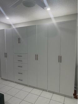 White closet
