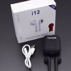 TWS Wireless Earbuds, Bluetooth Black