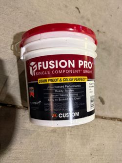 Brand New Fusion Pro #640 Arctic White 1 gal. Single Component Stain Proof Grout