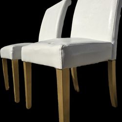 White Dining Chairs Gold Legs