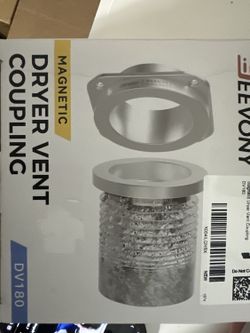 EEVONY Magnetic Dryer Vent Coupling DV180 – Quick Connect Kit – New