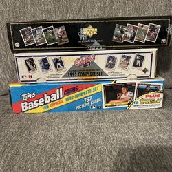 Baseball Card Collection Boxes